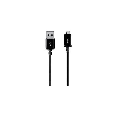 Samsung gyári USB - MicroUSB fekete adatkábel ECBDU28BE 0.8m