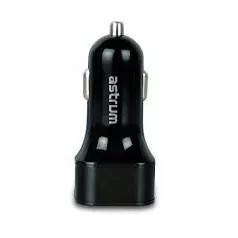   Astrum CC340 (új verzió) fekete autós töltő 4.8A 2USB 24W