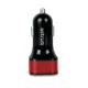 Astrum CC340 (új verzió) piros autós töltő 4.8A 2USB 24W