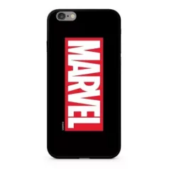   Marvel prémium szilikon tok edzett üveg hátlappal - Marvel 005 Samsung G955 Galaxy S8 Plus fekete (MPCMV2114)