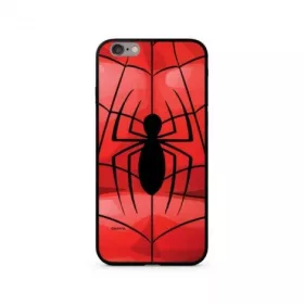   Marvel prémium szilikon tok edzett üveg hátlappal - Pókember 017 Apple iPhone XS Max (6.5) piros (MPCSPIDERM5808)