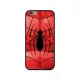 Marvel prémium szilikon tok edzett üveg hátlappal - Pókember 017 Apple iPhone XS Max (6.5) piros (MPCSPIDERM5808)