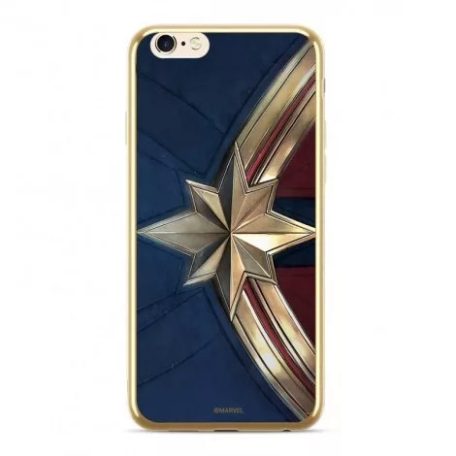 Marvel szilikon tok - Marvel Kapitány 001 Apple iPhone XR (6.1) arany Luxury Chrome (MPCCAPMV002)