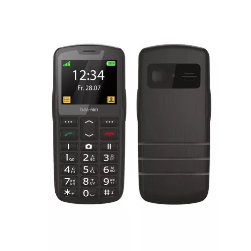 Beafon SL260 kártyafüggetlen mobiltelefon SOS gombbal, dokkolóval fekete
