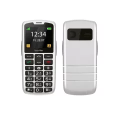   Beafon SL260 kártyafüggetlen mobiltelefon SOS gombbal, dokkolóval ezüst