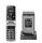 Beafon SL646 kártyafüggetlen kinyitható mobiltelefon SOS gombbal, dokkolóval, ezüst