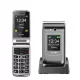 Beafon SL646 kártyafüggetlen kinyitható mobiltelefon SOS gombbal, dokkolóval, ezüst