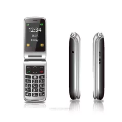   Beafon SL645 kártyafüggetlen kinyitható mobiltelefon SOS gombbal, dokkolóval, fekete
