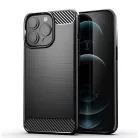 Huawei Y7 Prime (2018) Carbon vékony szilikon tok fekete