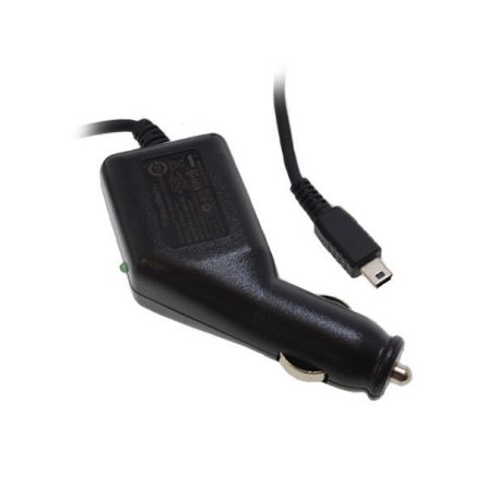 BlackBerry ASY-09824-001 fekete gyári autós töltő 500mAh 2,5W Mini USB csatlakozóval (GPS)