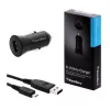 BlackBerry ASY-09824-001 fekete gyári autós töltő 500mAh 2,5W Mini USB csatlakozóval (GPS)