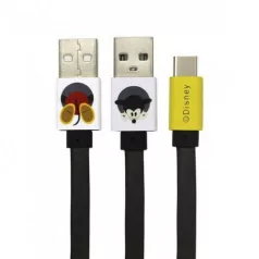  USB kábel Disney - Mickey USB - micro USB adatkábel 1m szürke