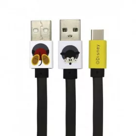   USB kábel Disney - Mickey USB - micro USB adatkábel 1m szürke