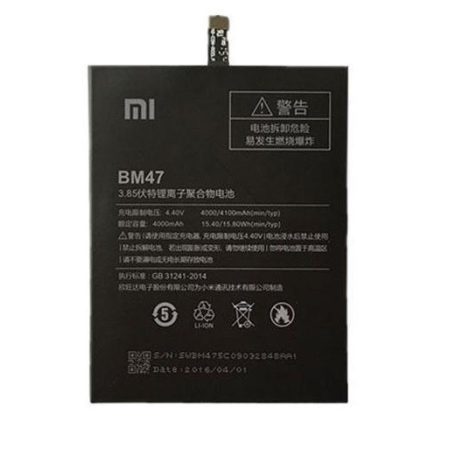 Xiaomi BM47 gyári akkumulátor 4000Ah (RedMi 3, Redmi 4X)