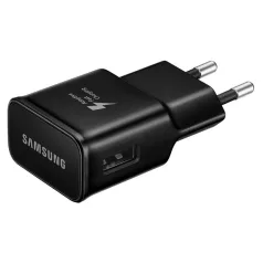   Samsung EP-TA20EBE gyári hálózati fekete gyorstöltő 2A (Galaxy S6, Note 4) 15W