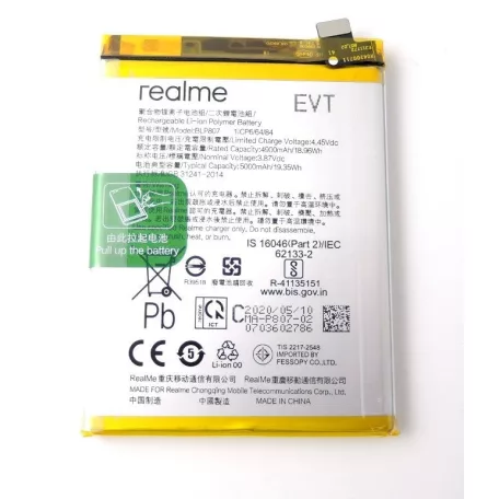 Realme BLP807 gyári akkumulátor Li-Polymer 5000mAh (Realme 7)