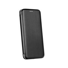   Forcell Elegance Samsung A920 Galaxy A9 (2018) oldalra nyíló mágneses könyv tok szilikon belsővel fekete