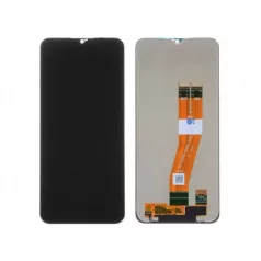   Samsung A025 Galaxy A02S fekete gyári LCD kijelző érintővel és kerettel NON EU VERZIÓ