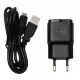 LG MCS-02ED/02EP/02ER gyári hálózati fekete töltőfej 0,85A micro USB adatkábellel 4,25W
