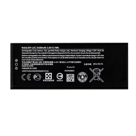 Nokia BV-L5C gyári akkumulátor Li-Ion 2400mAh (Lumia 640)