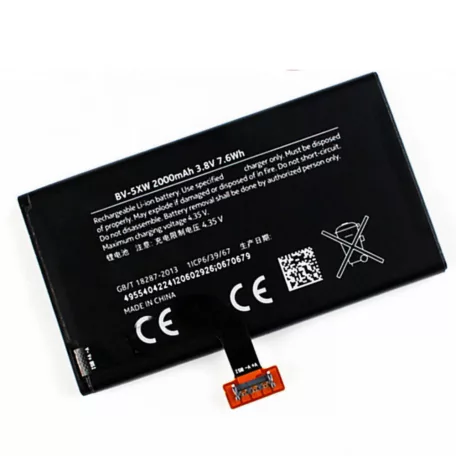 Nokia BV-5XW gyári akkumulátor Li-Ion 2420mAh (Lumia 1020)