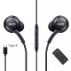 Samsung EO-IG955 Note 10 gyári fekete sztereo headset Type - C csatlakozóval (AKG)