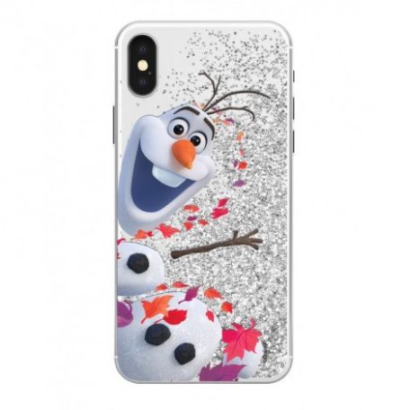 Disney szilikon tok - Olaf 003 Apple iPhone 11 Pro Max (6.5) 2019 átlátszó liquid glitter (DPCOLAF703)
