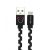 USB kábel Disney - Minnie USB - MicroUSB adatkábel 1m fekete pöttyös