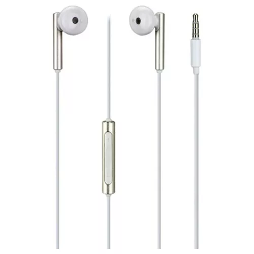 Bliszteres Huawei AM116 fehér - arany 3,5mm gyári sztereo headset