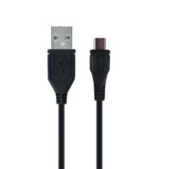 Utángyártott USB - micro USB fekete adatkábel 1m