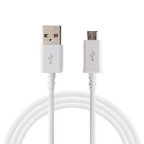 Bliszteres Huawei CP70 (C02450768A) gyári USB - micro USB fehér adatkábel 1m