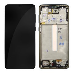   Samsung A336 Galaxy A33 5G fekete LCD kijelző érintővel és kerettel