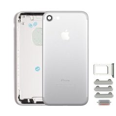 Apple iPhone 7 (4.7) ezüst akkufedél / ház