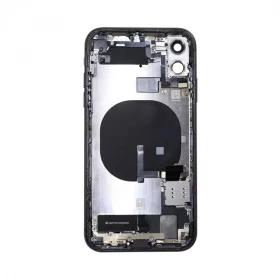 Apple iPhone 11 (6.1) 2019 fekete akkufedél / ház