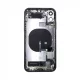 Apple iPhone 11 (6.1) 2019 fekete akkufedél / ház
