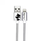 USB kábel Disney - Mickey Apple USB - Lightning (8Pin) 1 méter ezüst