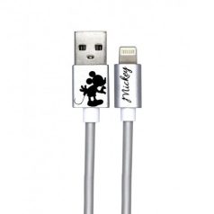   USB kábel Disney - Mickey Apple USB - Lightning (8Pin) 1 méter ezüst