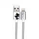 USB kábel Disney - Mickey Apple USB - Lightning (8Pin) 1 méter ezüst