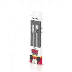   USB kábel Disney - Mickey Apple USB - Lightning (8Pin) 1 méter ezüst