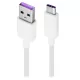 Huawei AP71 fehér gyári USB 3.1 USB - Type-C szupergyors töltő adatkábel HL1289 1m