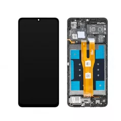   Samsung A065 Galaxy A06 fekete gyári LCD kijelző érintővel és kerettel