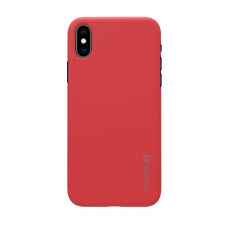 Editor Color fit Apple iPhone 11 Pro (5.8) 2019 piros szilikon tok csomagolásban