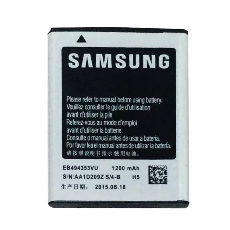 Samsung EB454357VU gyári akkumulátor Li-Ion 1200mAh (S5360 Galaxy Y, S5380 Wave Y, S6102 Galaxy Y Duos, Galaxy Chat B5330)