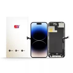   JH Apple iPhone 14 Pro (6.1) fekete LCD kijelző érintővel (removable IC)
