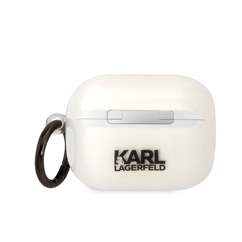 Karl Lagerfeld 3D Logo NFT Choupette TPU Apple Airpods Pro szilikon tok fehér (KLAPHNCHTCT)