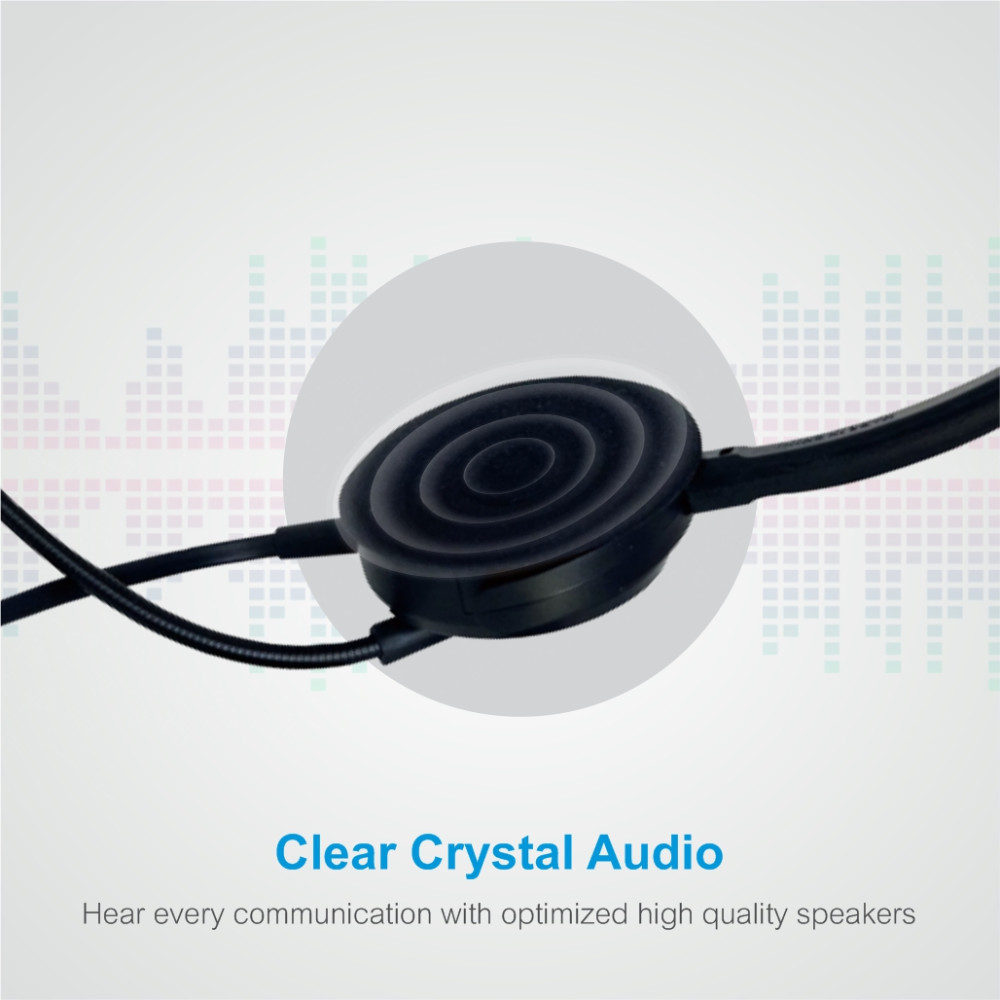 Astrum HS770 Call center USB fejhallgató állítható zajszűrős mikrofonnal, puha fülpárnákkal