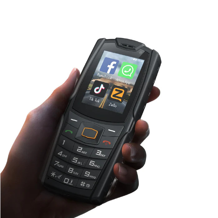 AGM M7 4G ütés- és vízálló 1+8GB IP68 érintős (Android 8.1.0) mobiltelefon, kártyafüggetlen, Dual Sim, fekete