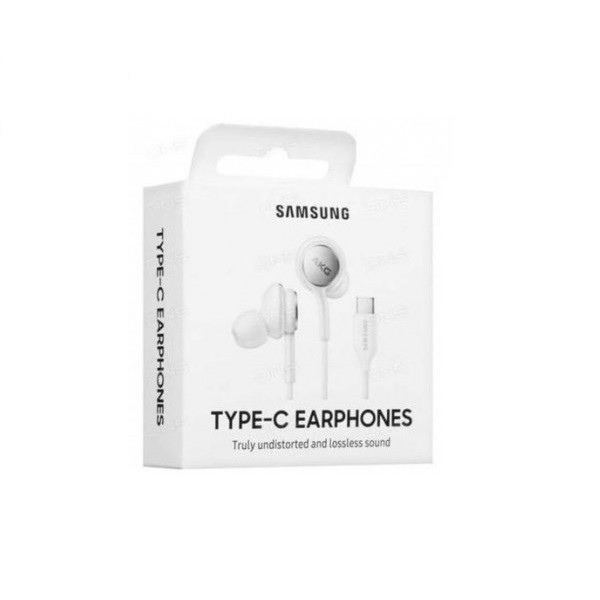 Eredeti sztereó fülhallgató Samsung Galaxy IC-100BWE USB-C fehér