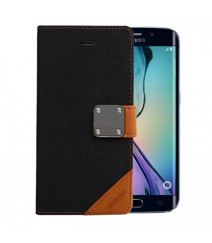 Astrum MC640 MATTE BOOK mágneszáras Samsung G925F Galaxy S6 EDGE könyvtok fekete Astrum MC640 MATTE BOOK mágneszáras Samsung G925F Galaxy S6 EDGE könyvtok fekete