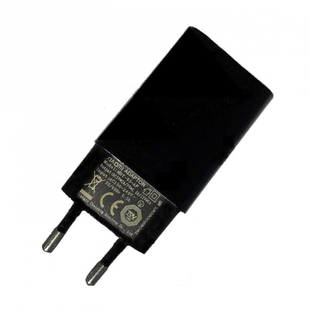 Xiaomi MDY-03-AF gyári hálózati fekete gyors töltőfej 2A Xiaomi MDY-03-AF gyári hálózati fekete gyors töltőfej 2A